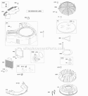Blower Housing Oil Cooler Flywheel Screens Diagram and Parts List for 543777-2124-G1  Briggs and Stratton Engine